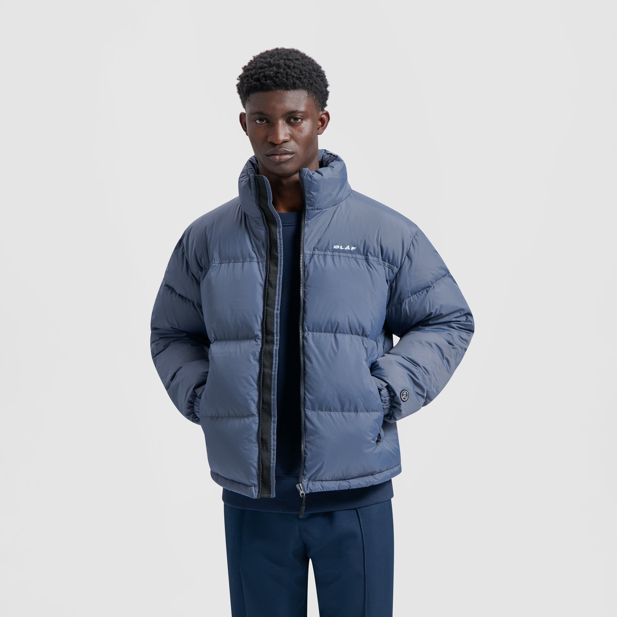 Puffer Jacket - Blue Slate