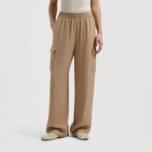 Tailored Cargo Pant - Cinnamon Brown