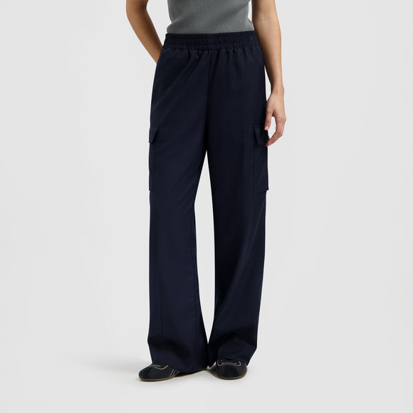 Tailored Cargo Pant - Navy