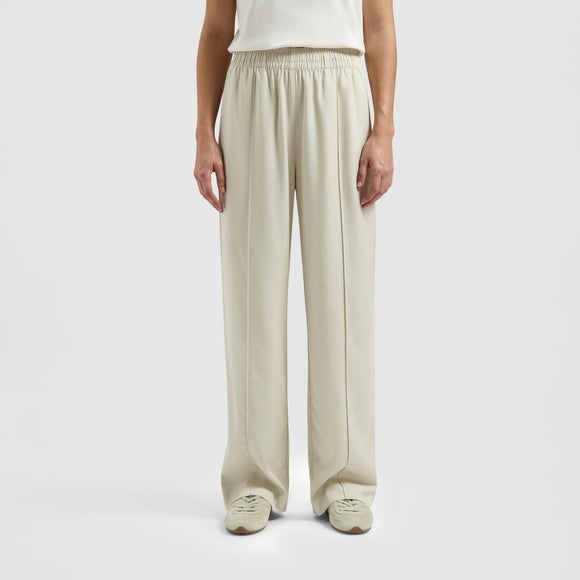 Pintuck Elasticated Pant - Khaki