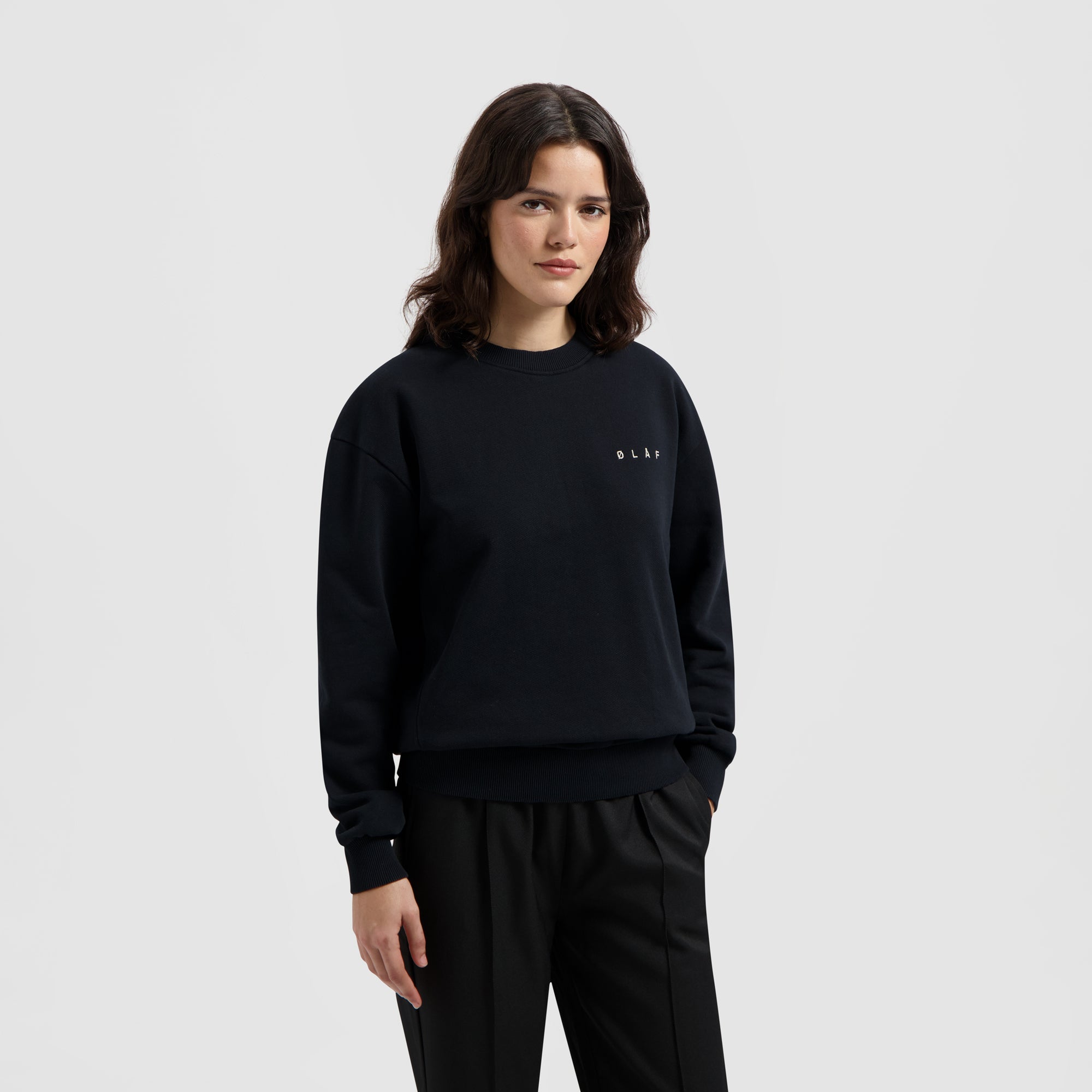 WMN Face Crewneck - Black