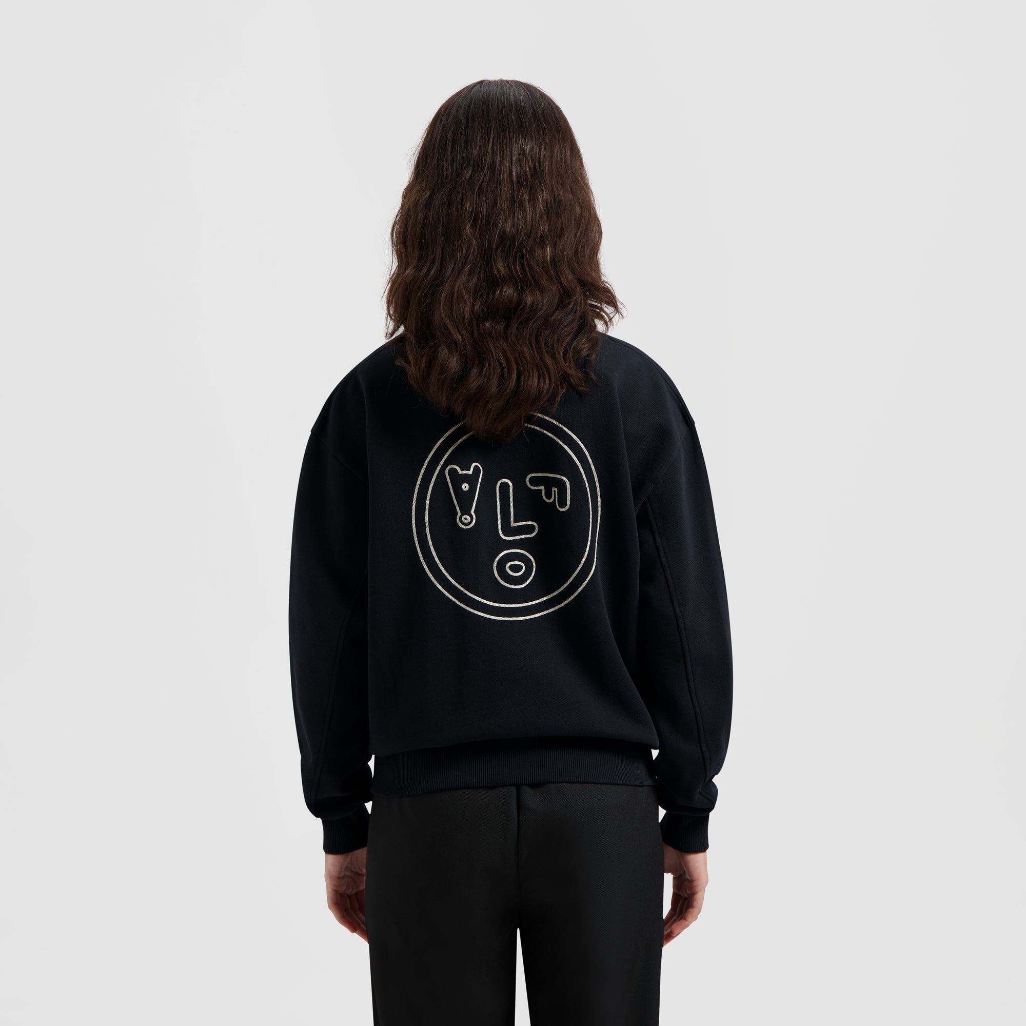 WMN Face Crewneck - Black