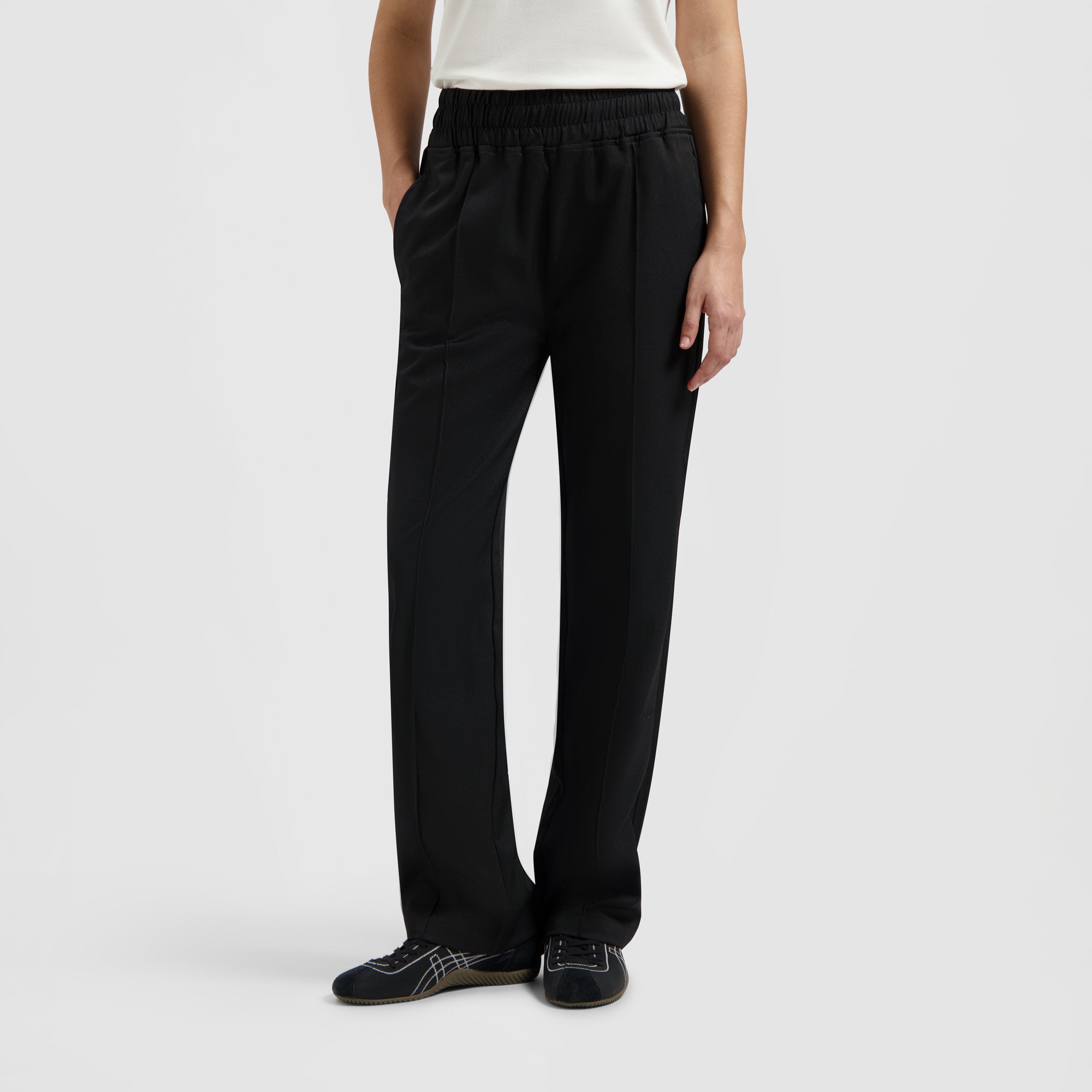 WMN Pintuck Trouser - Black