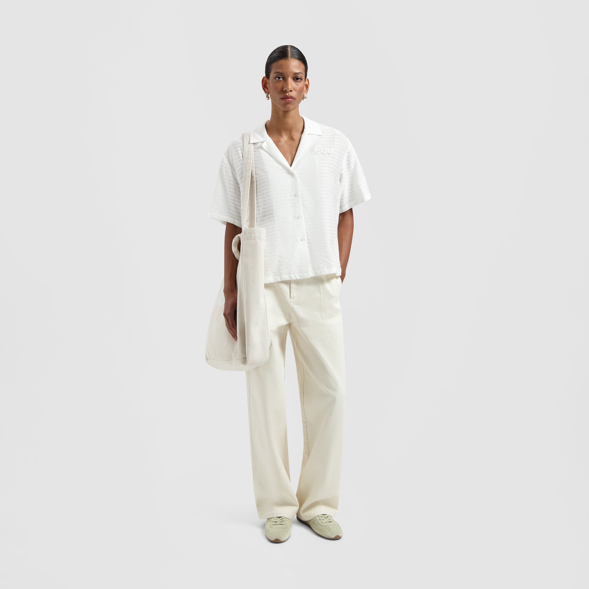 Barrel Leg Pant - Off White