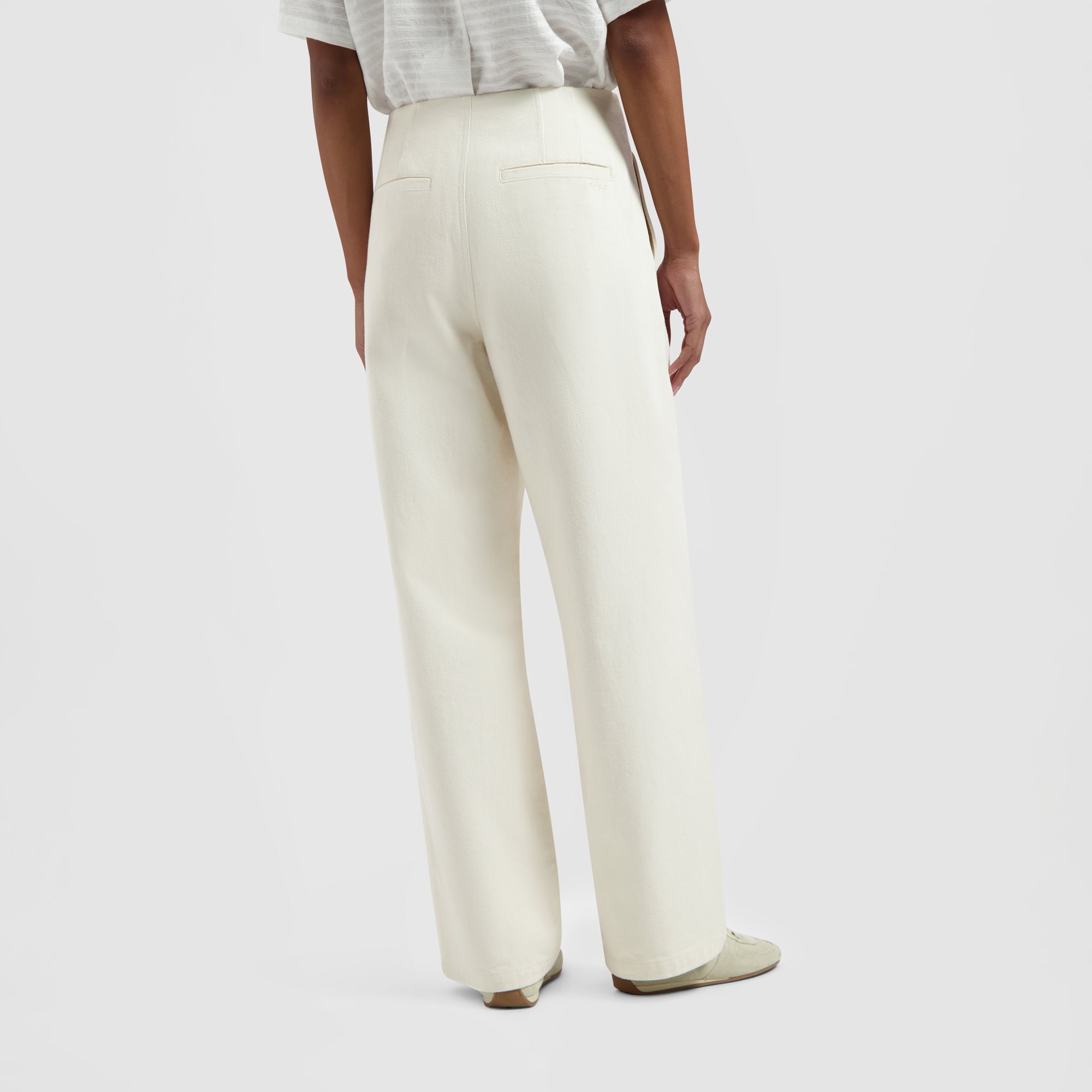 Barrel Leg Pant - Off White