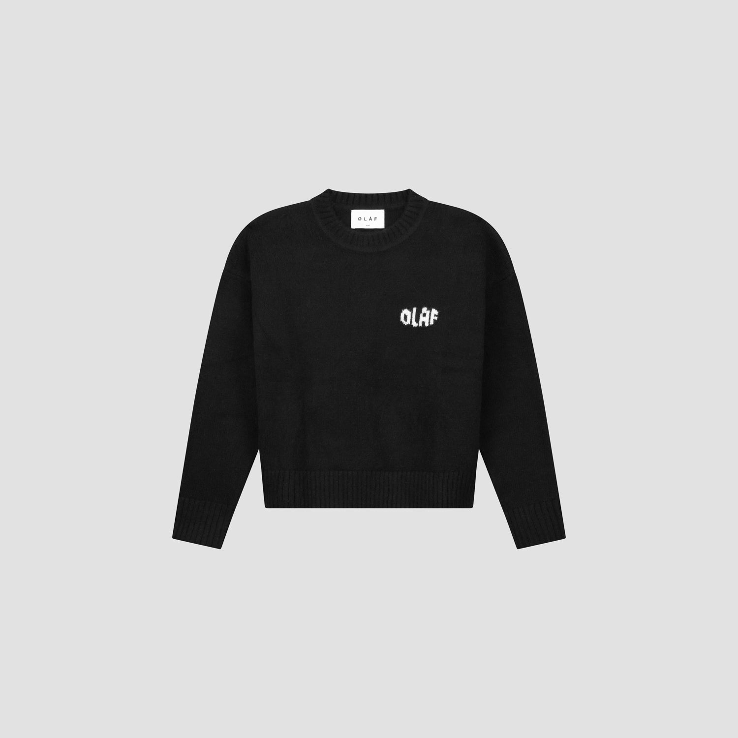 WMN Stencil Knit Sweater - Black