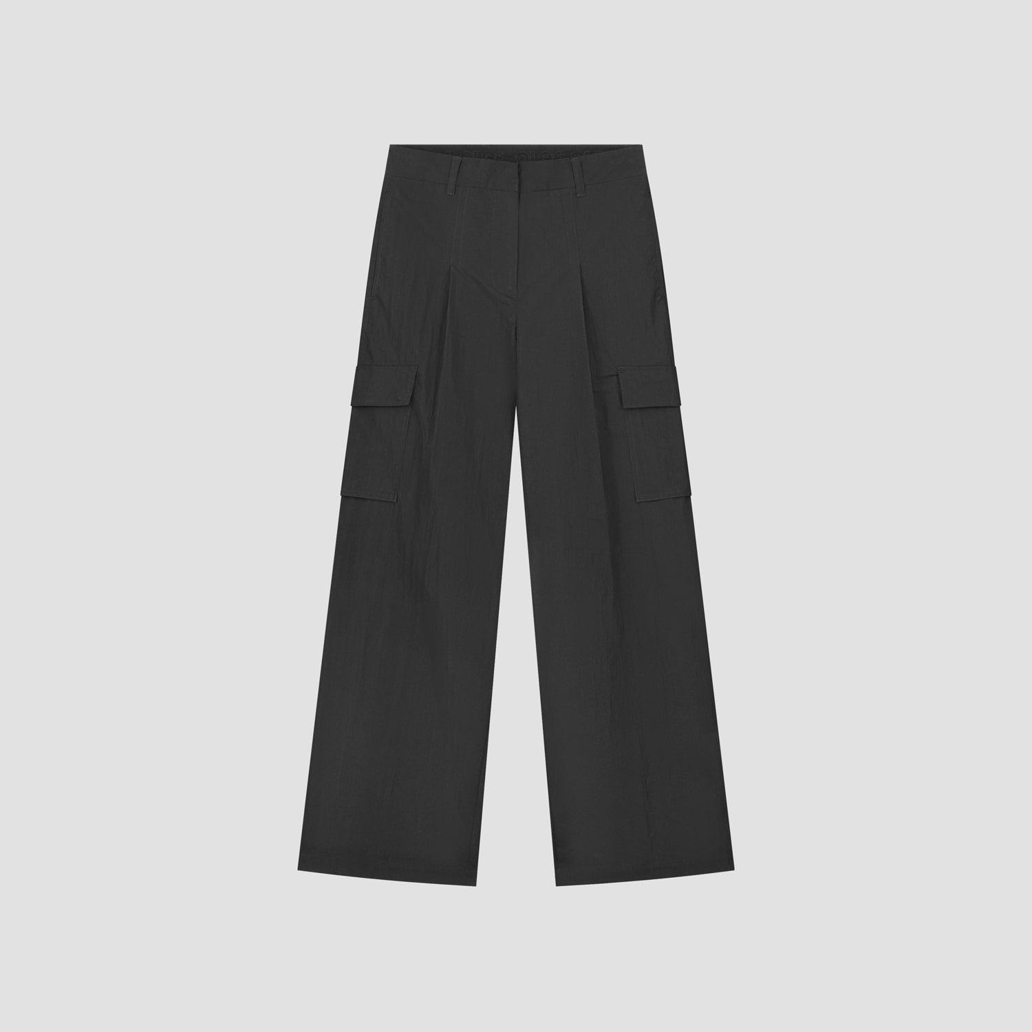 WMN Nylon Cargo Pants - Black