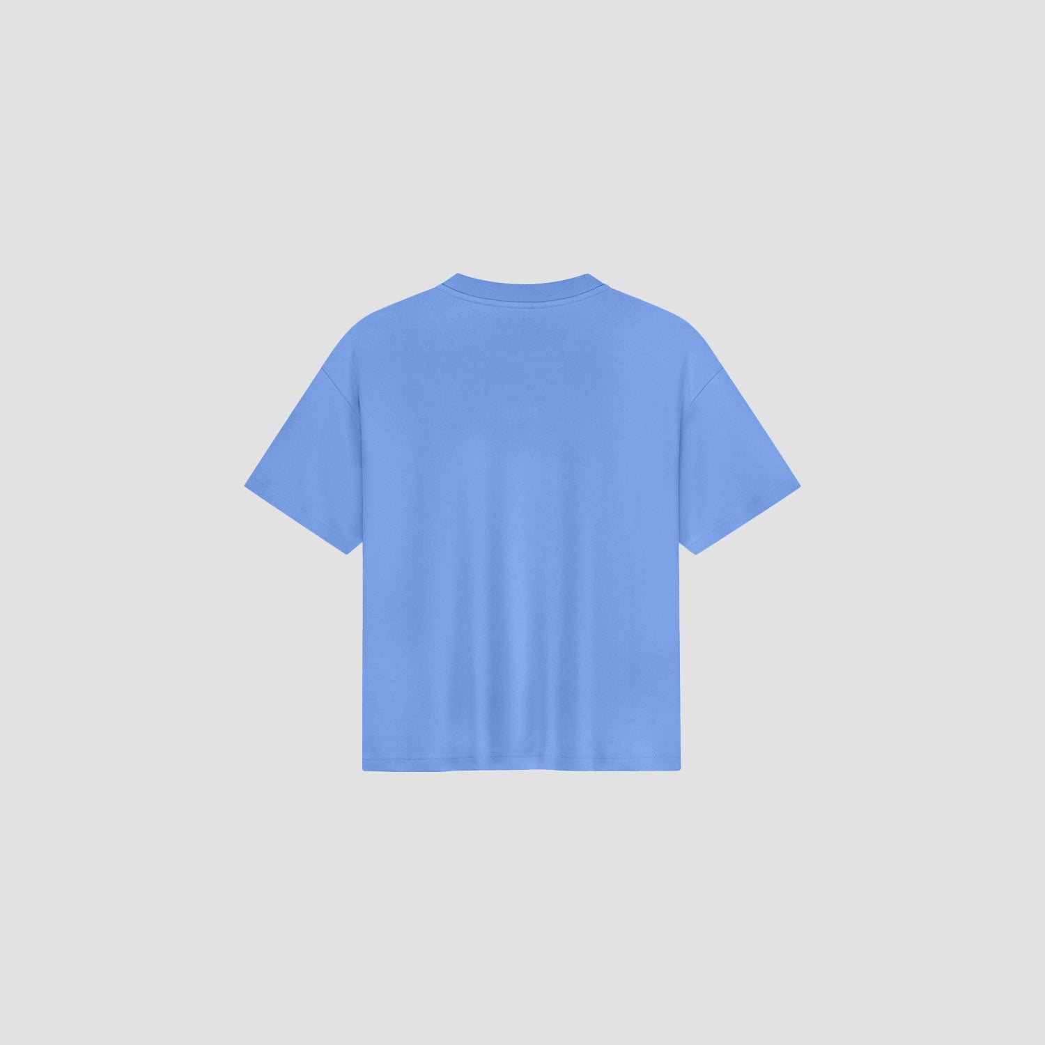 Retro Logo Boxy Tee - Summer Sky Blue