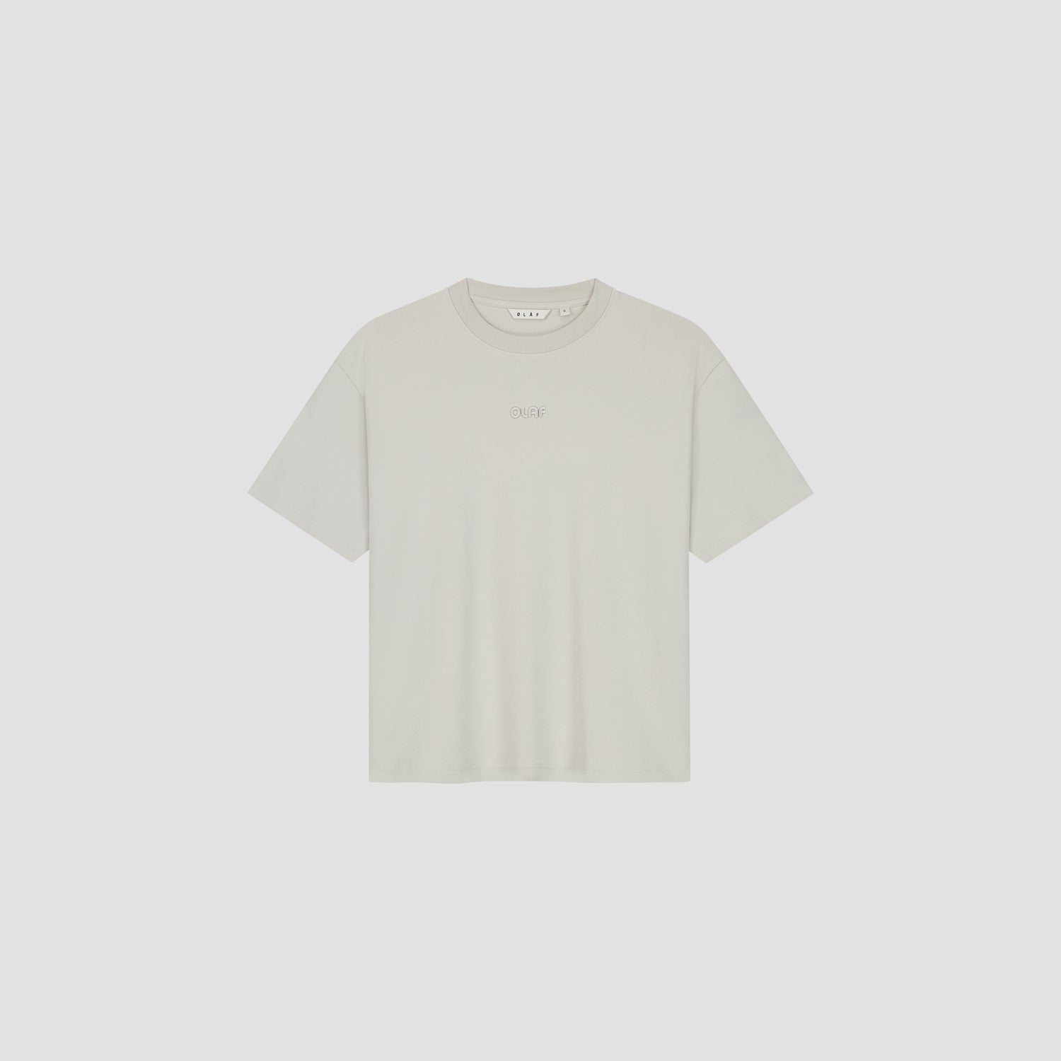 Interlock Boxy Tee - Cement