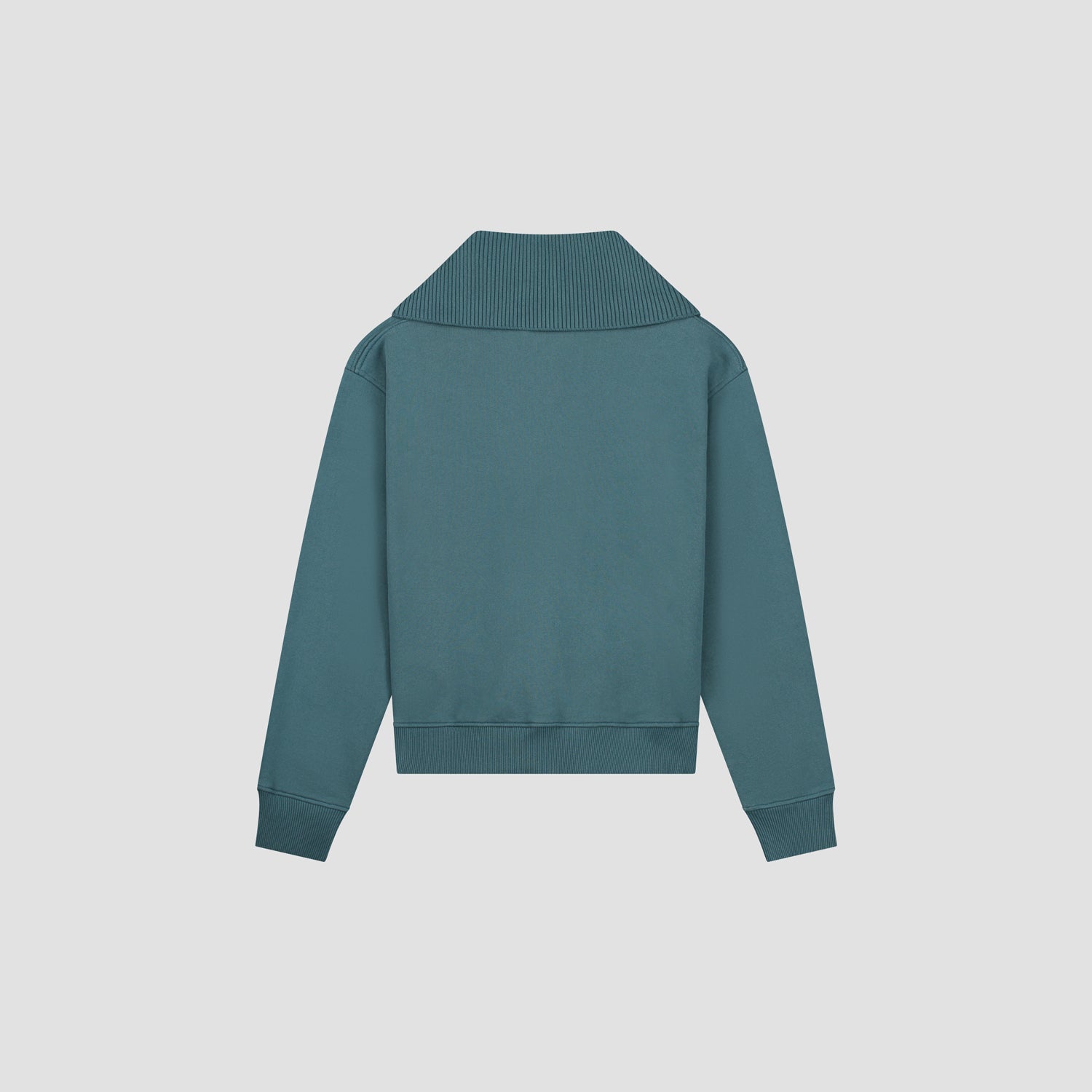 Signature Half Zip Mockneck - Dark Teal Blue