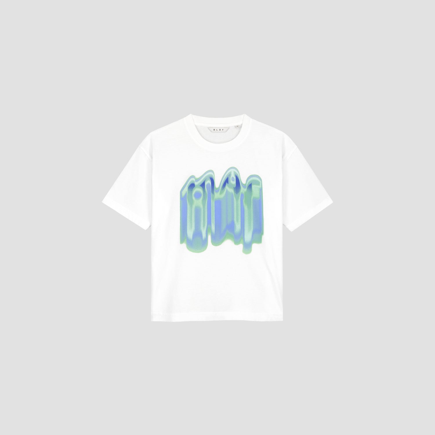 Smudge Logo Tee - White