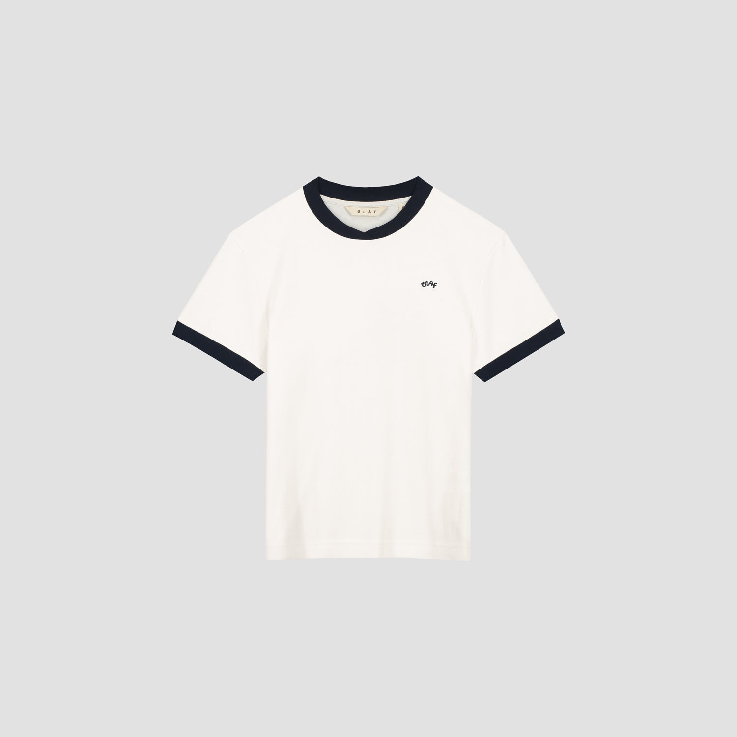 Signature Ringer Tee - Off White