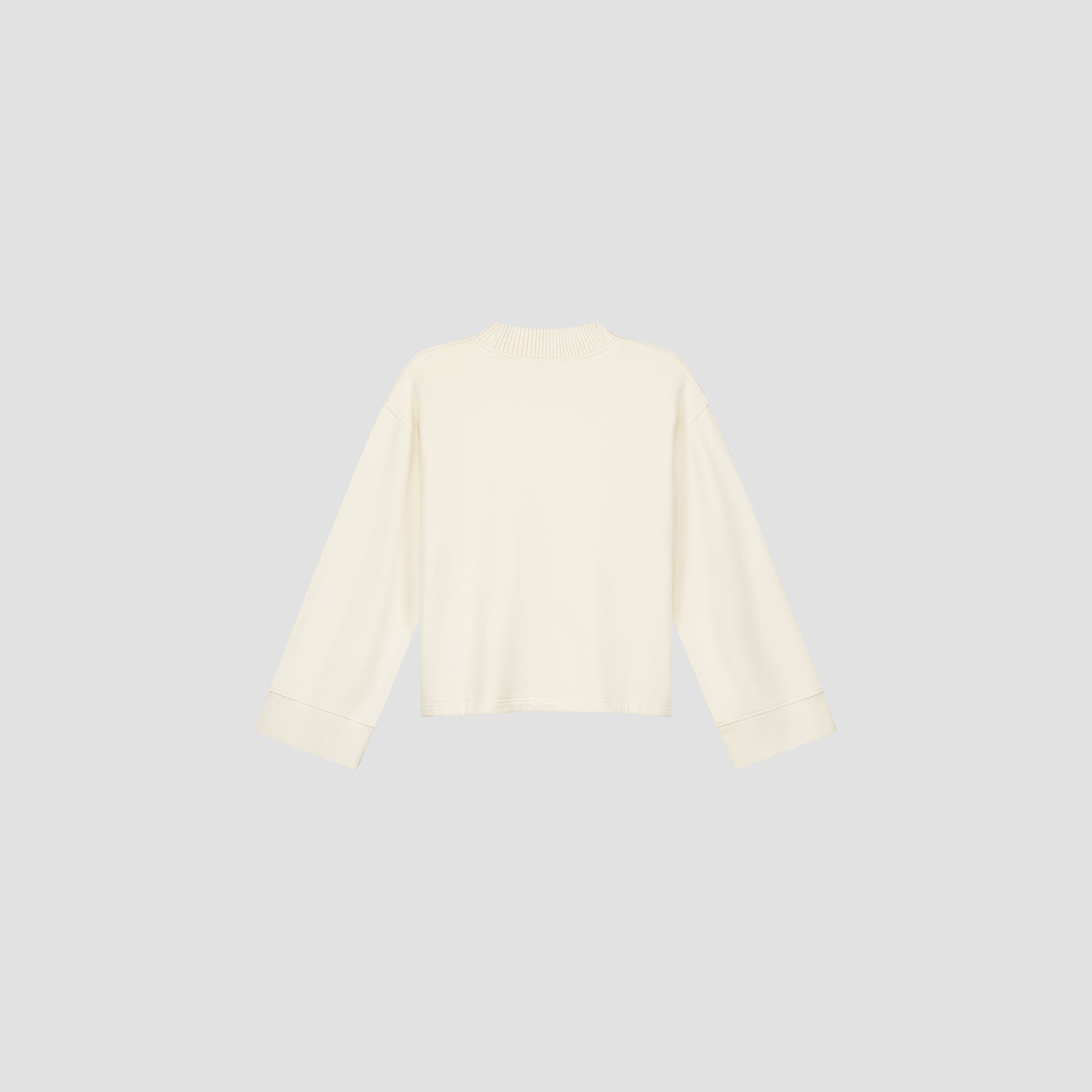 Retro Logo Mockneck - Off White