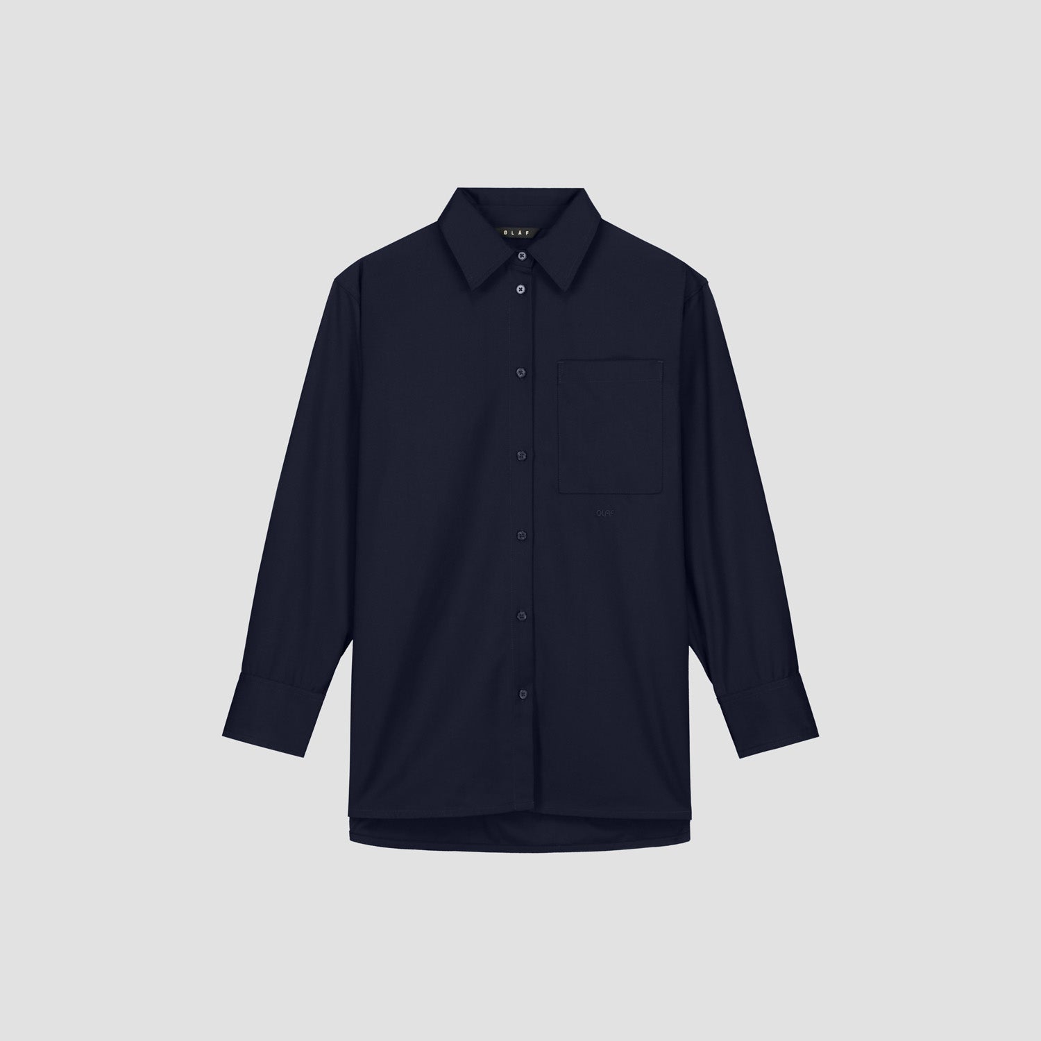 Drapey LS Shirt - Navy