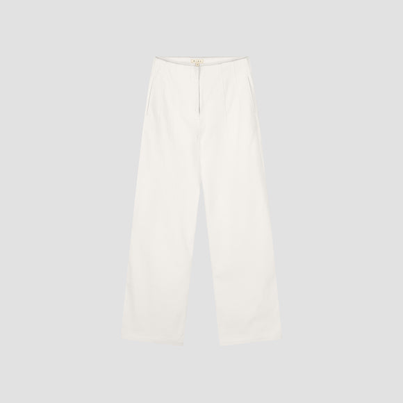 Barrel Leg Pant - Off White