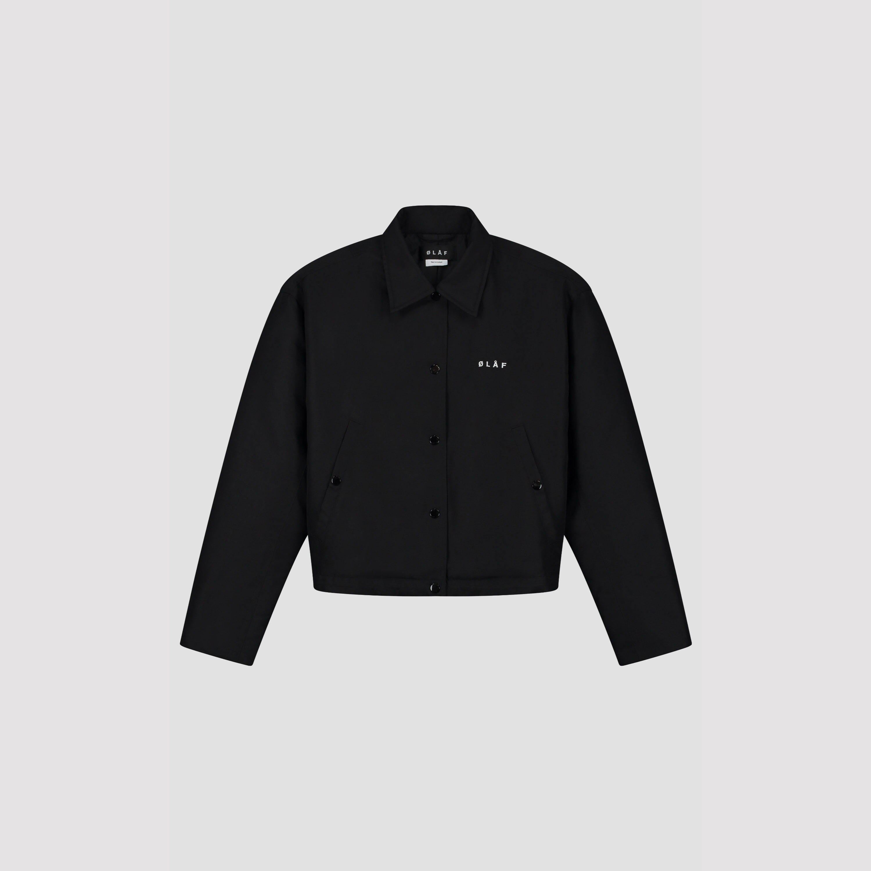 WMN Cropped Jacket - Black – ØLÅF